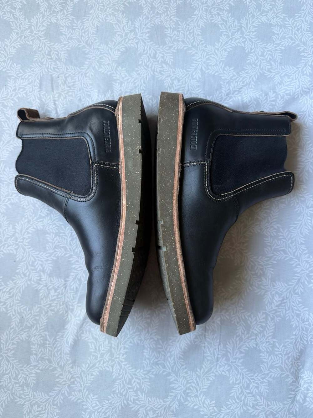 Birkenstock Highwood Slip On Black Oiled Leather Chelsea Boots